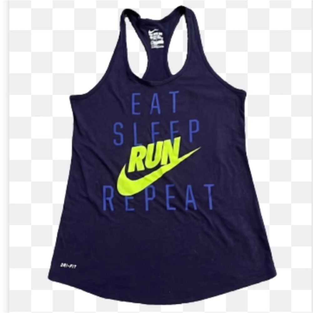 Women's Nike Blue Racerback Tank Top